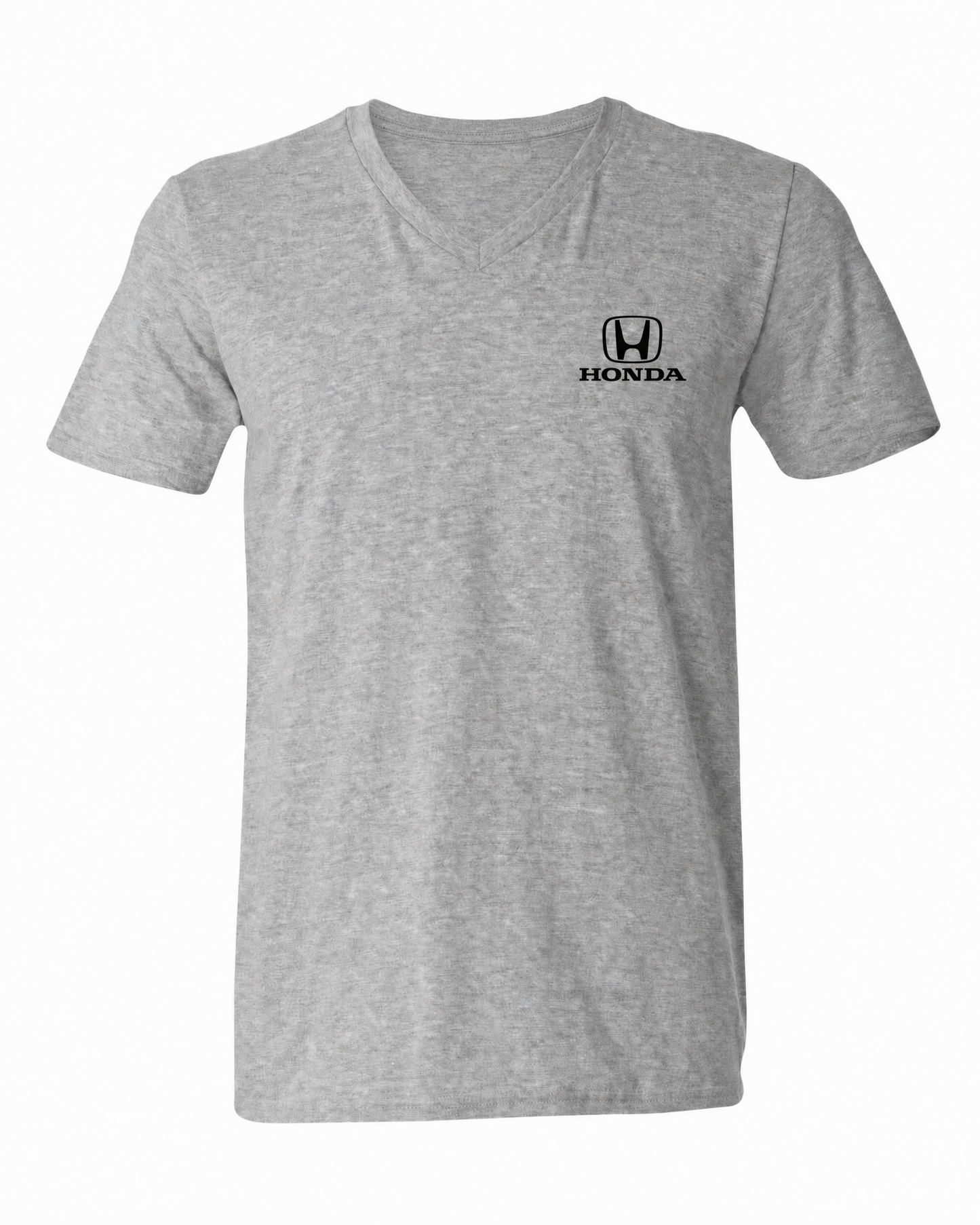 Honda Racing Logo Vneck Tee Sport Grey