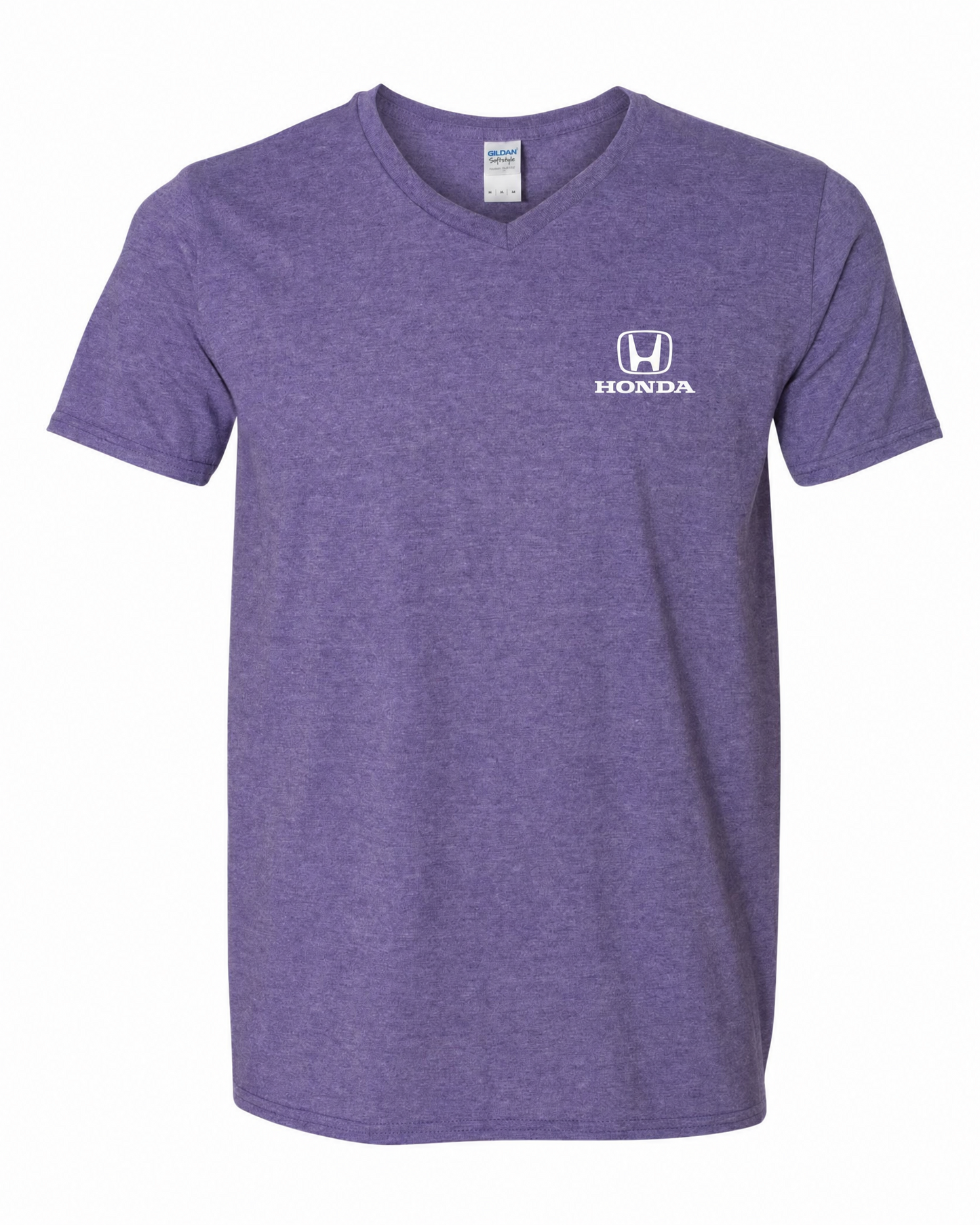 Honda Racing Logo Vneck Tee Heather Purple