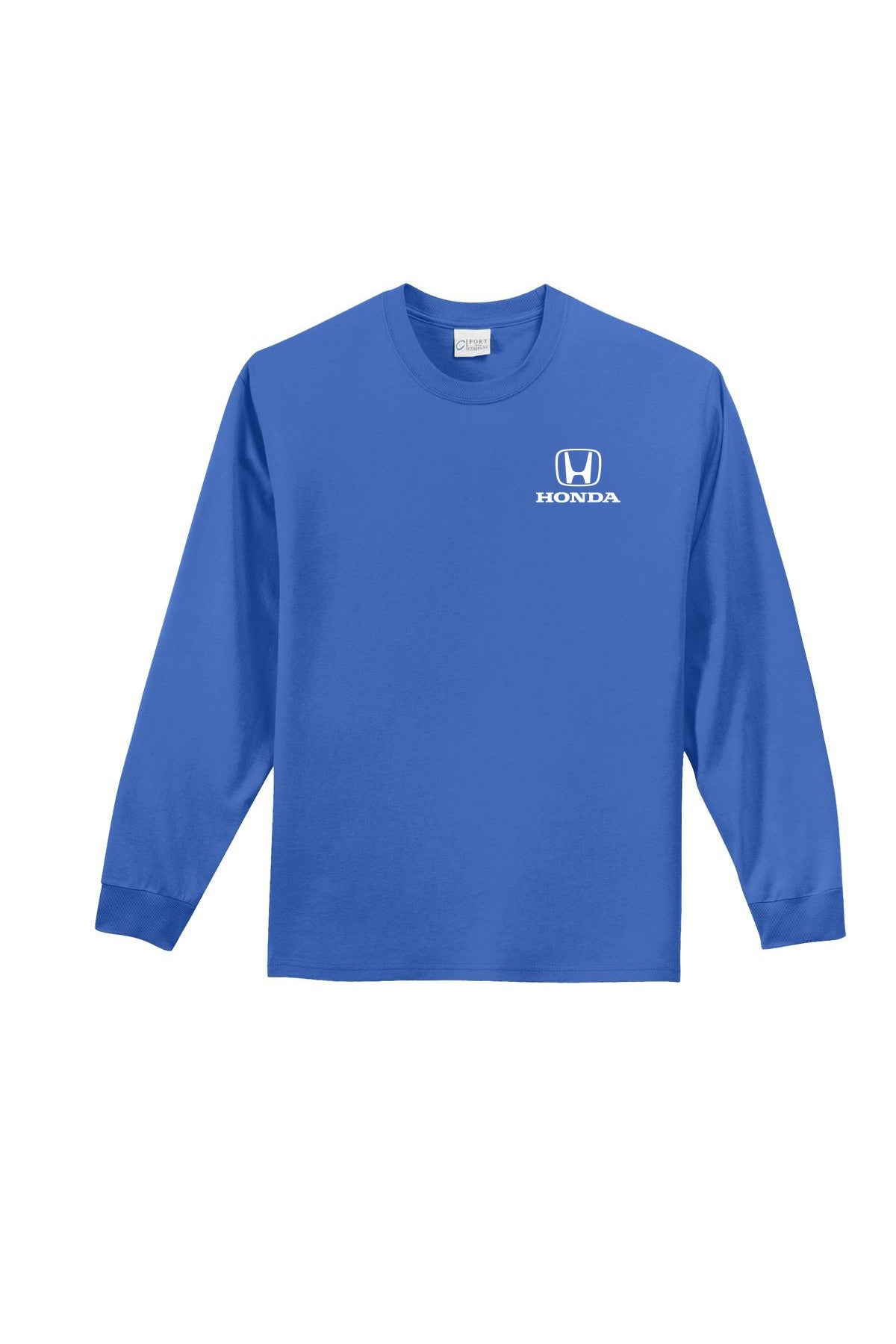 Honda Racing Logo Long Sleeve Tee Royal