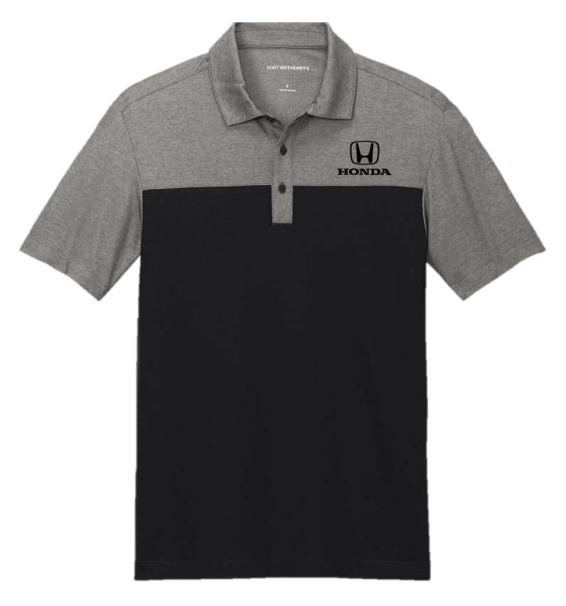 Honda Logo Color Block Polo Grey
