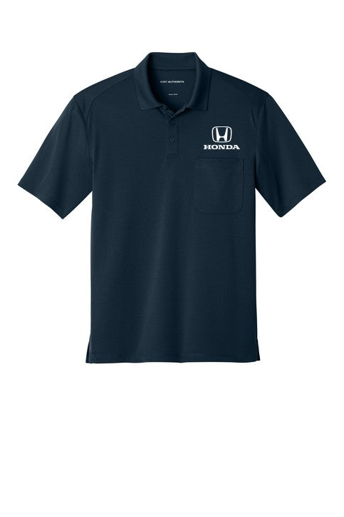 Honda Logo Pocket Polo Shirt Navy