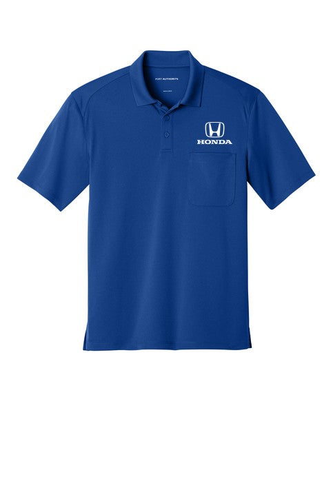 Honda Logo Pocket Polo Shirt Royal