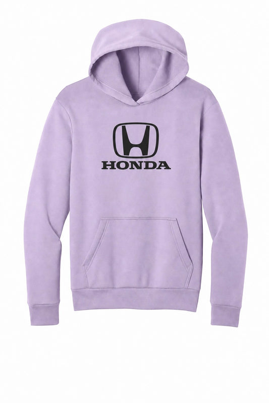 Honda Racing Logo Hoodie Lavender //speedgear.com/cdn/shop/files/HM6322-PC68HLavenderFlatFront1.jpg?v=1784025960