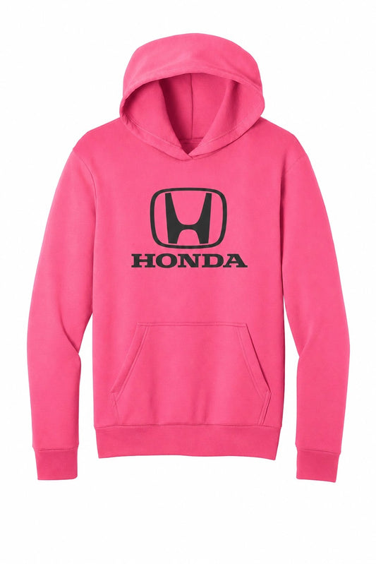 Honda Racing Logo Hoodie Neon Pink //speedgear.com/cdn/shop/files/HM6323-PC68HNeonPinkFlatFront1.jpg?v=1784026037