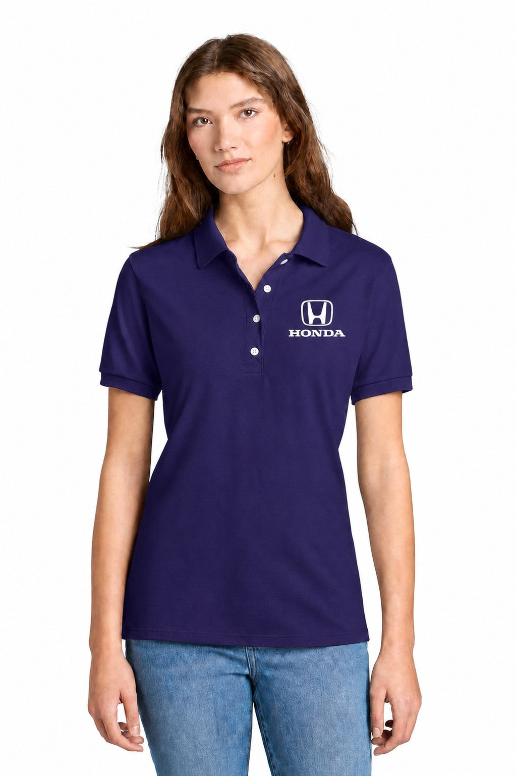 Honda Ladies Polo Shirt Purple