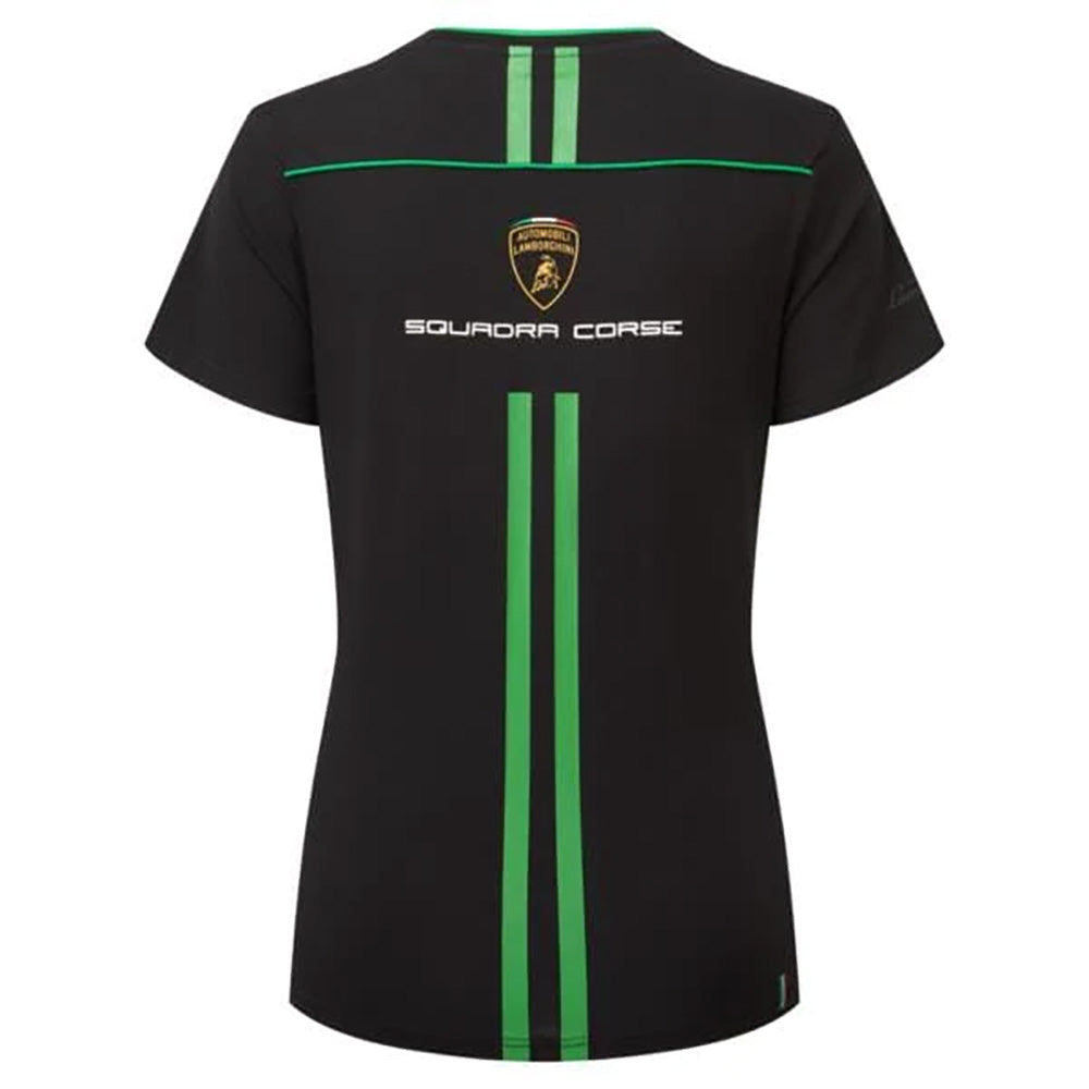 Lamborghini Squadra Corse Ladies Team Tee Black