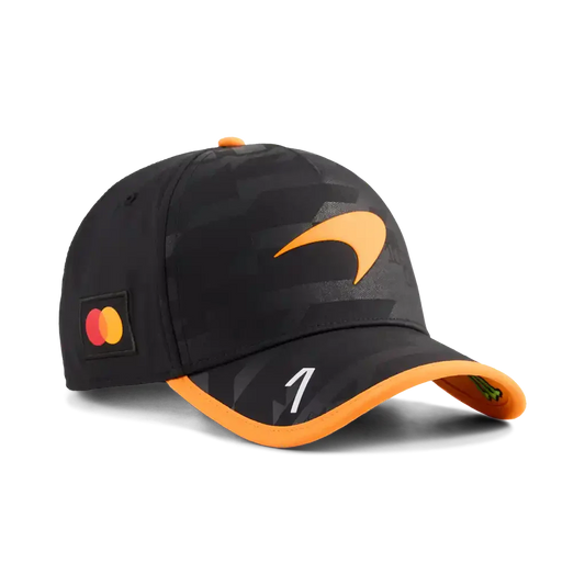 McLaren Racing F1 1000th Race - Lando Norris #1 Miami GP Driver Hat //speedgear.com/cdn/shop/files/ML6504.webp?v=1777397319