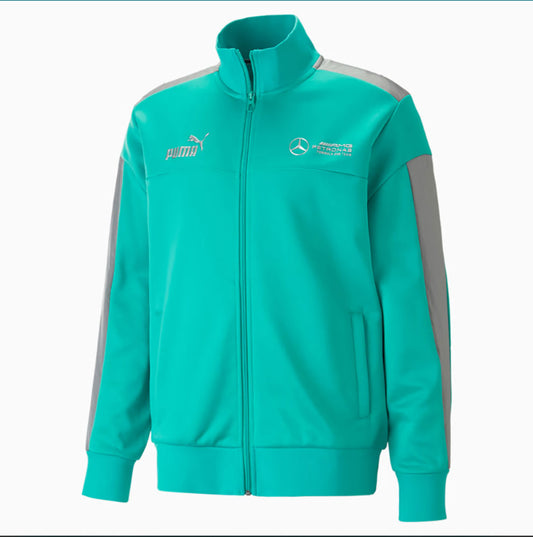 Puma MAPF1 MT7 Monochrome Track Jacket Green