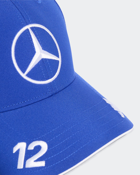 Adidas Mercedes AMG Petronas F1 Kimi Antonelli #12 Driver Hat Blue