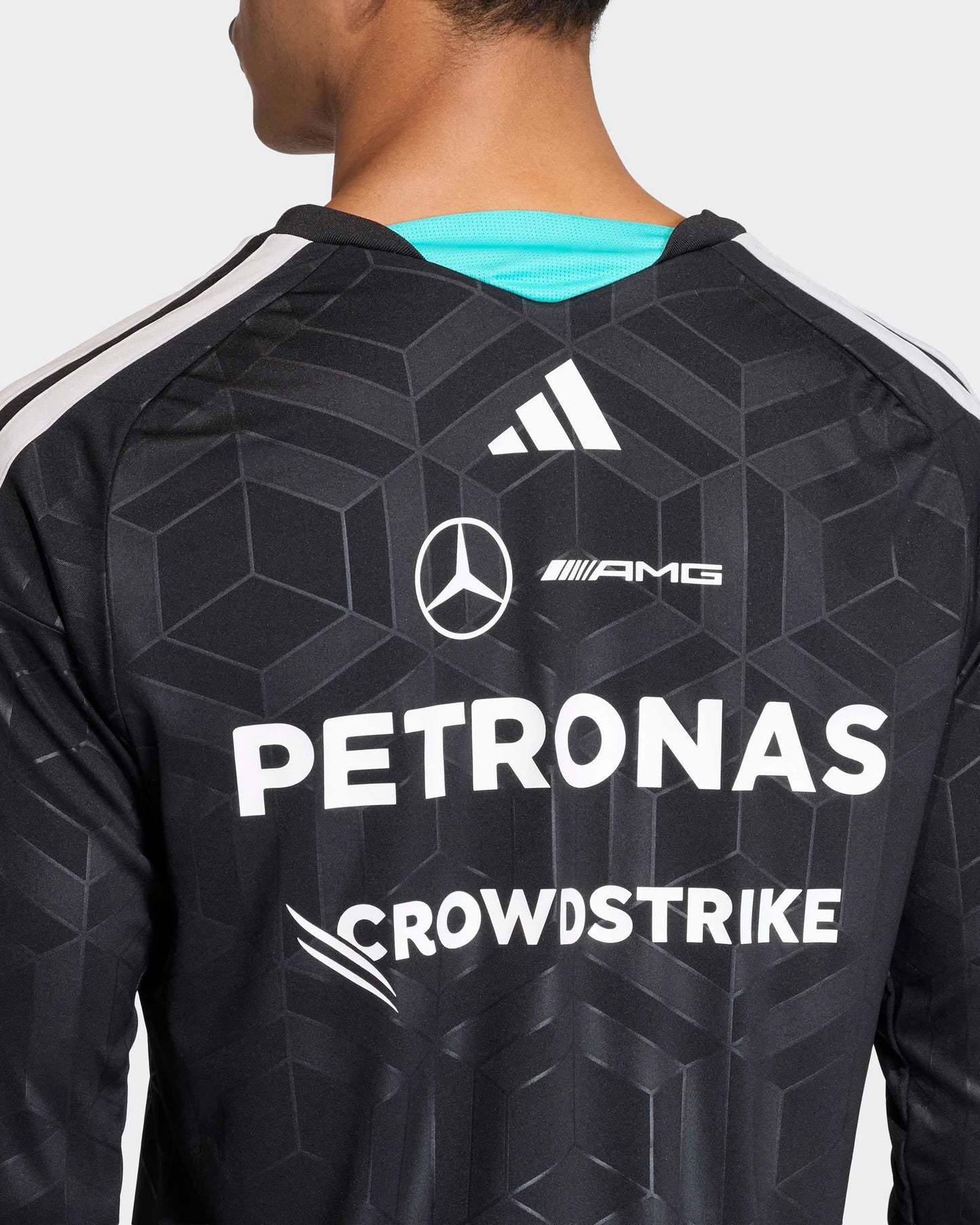 Adidas Mercedes AMG F1 Long Sleeve Team Jersey Black