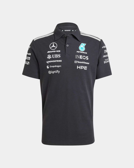 Adidas Mercedes AMG F1 Team Polo Shirt Black //speedgear.com/cdn/shop/files/MZ6211.webp?v=1777991338