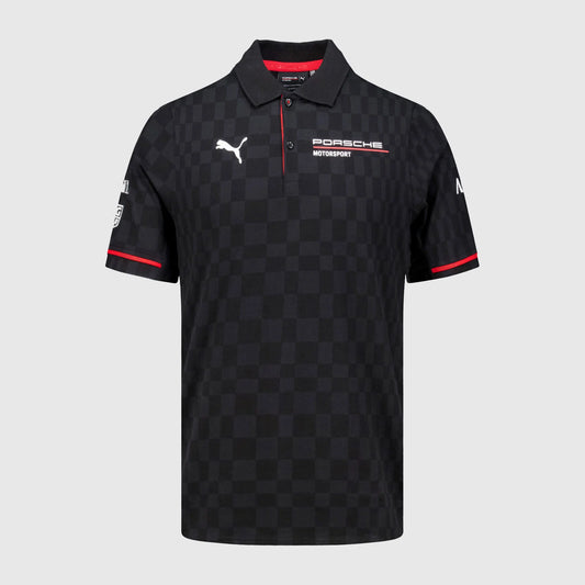 Porsche Motorsport Replica Team Polo Shirt Black