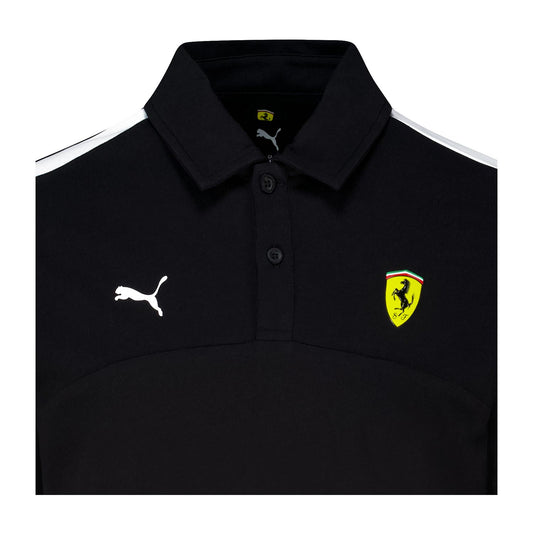 Scuderia Ferrari F1 Shield Polo Shirt Black //speedgear.com/cdn/shop/files/eng_pl_2025-Scuderia-Ferrari-F1-Mens-Logo-Polo-Shirt-black-22459_2.jpg?v=1775748612