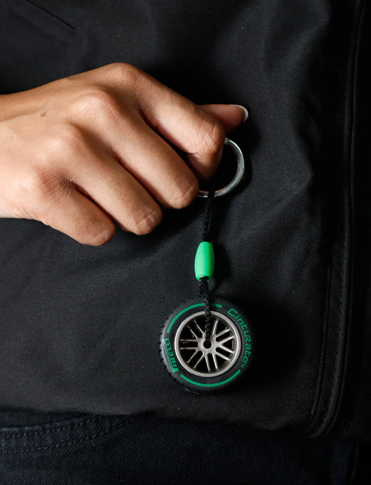 Pirelli IntermediateTire Keychain Green