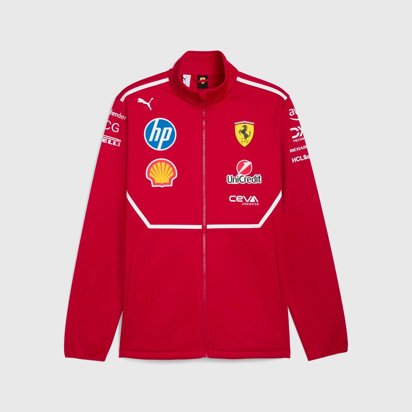 Scuderia Ferrari F1 Replica Team Softshell Jacket 2025 Red Scuderia Ferrari F1 Replica Team Softshell Jacket 2025 Red
