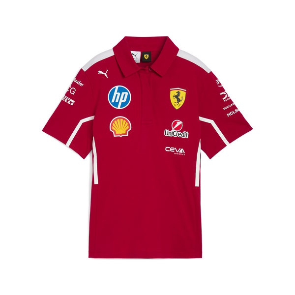2025 Scuderia Ferrari Proポロシャツ Scuderia Ferrari F1 Team Polo Shirt 2025 Red – Speedgear