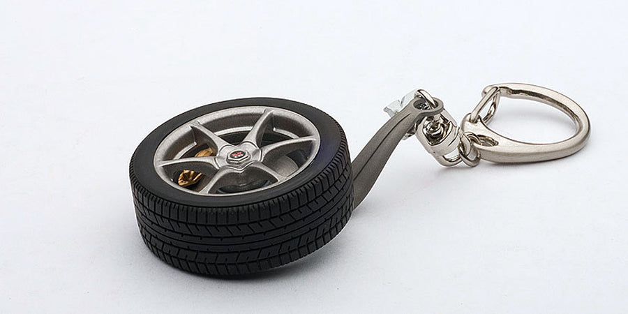 Autoart GT-R Wheel Keychain