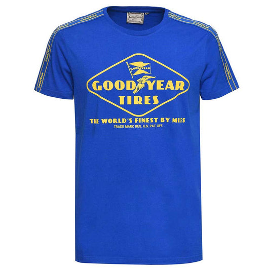 Goodyear Menlo Park Logo Tee Shirt Blue