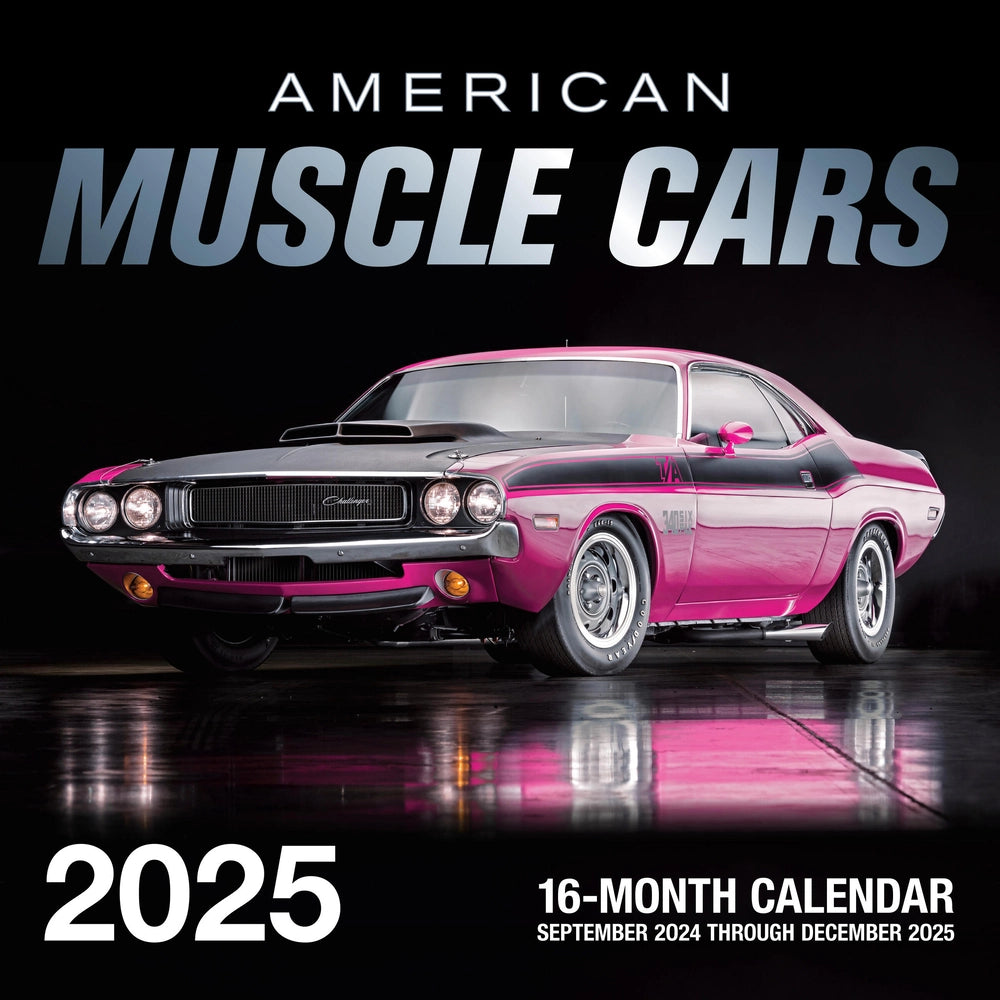 2025 American Muscle Cars Wall Calendar