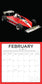 2026 Art of the Formula 1 Racecar Wall Calendar