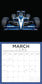 2026 Art of the Formula 1 Racecar Wall Calendar