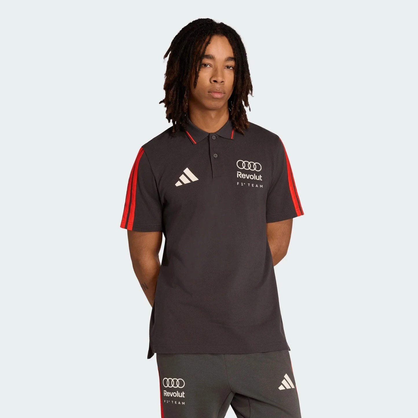 Audi F1 Team DNA Polo Shirt Gray