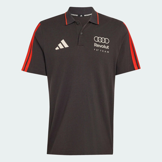 Audi F1 Team DNA Polo Shirt Gray //speedgear.com/cdn/shop/files/AD6211.jpg?v=1772221179
