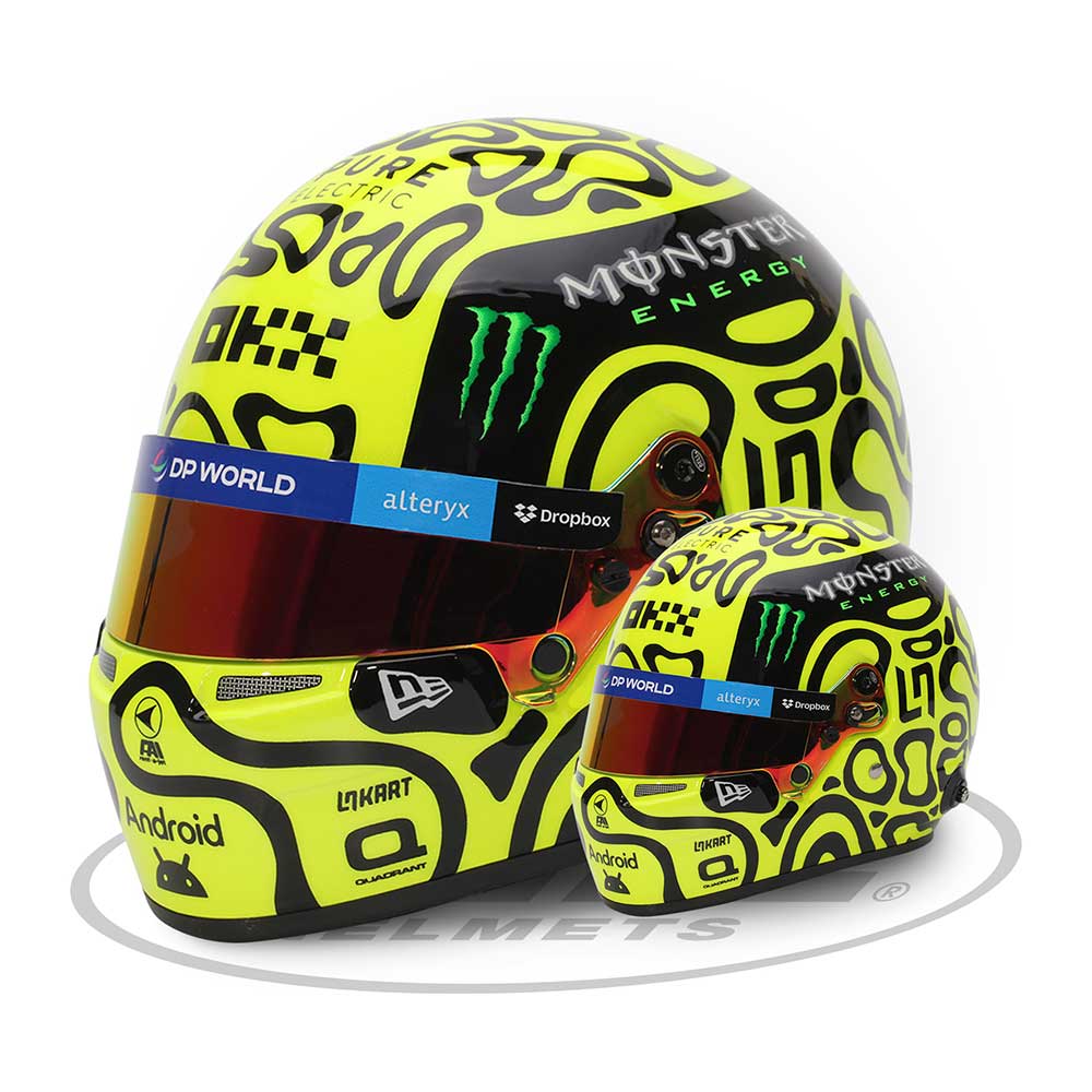 2024 Lando Norris F1 Replica 1:2 Scale Helmet