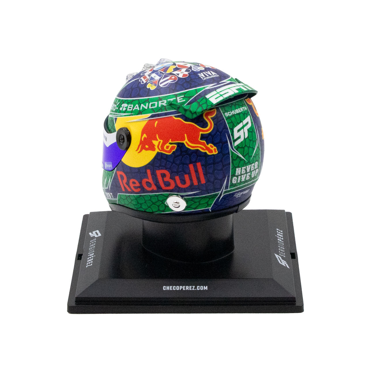 2024 Sergio Perez Red Bull Racing Miami GP 1:4 Scale Helmet