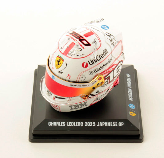 2025 Scuderia Ferrari Charles LeClerc Japan 1:5th Scale Helmet