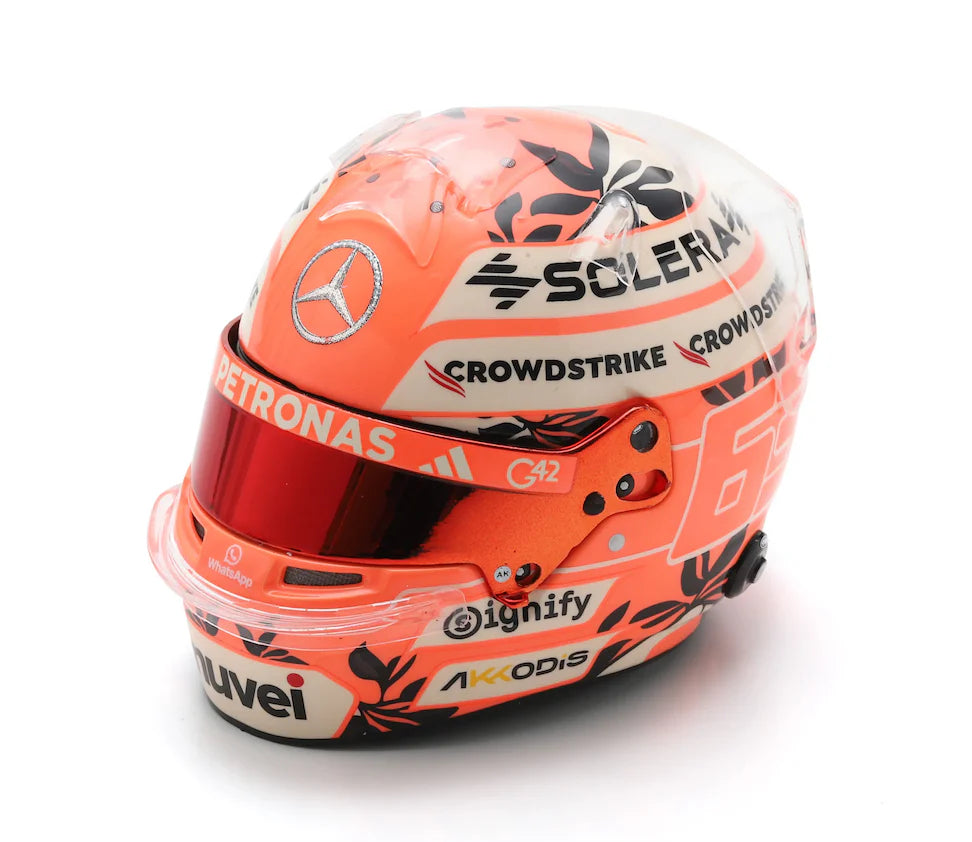 2025 Mercedes AMG F1 George Russell Miami GP 1:5th Scale Helmet