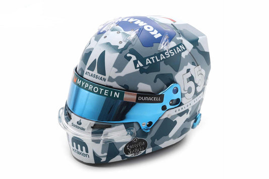 2025 Carlos Sainz Silverstone GP 1:5th Scale Helmet //speedgear.com/cdn/shop/files/AH6903-1.jpg?v=1784547331