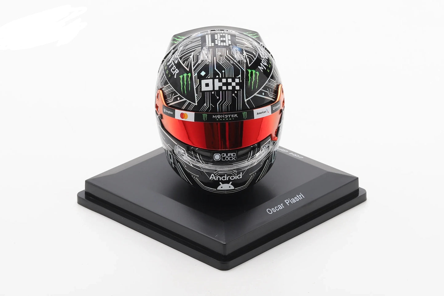 1:5th McLaren Racing F1 Oscar Piastri USGP 2025 Mini Helmet
