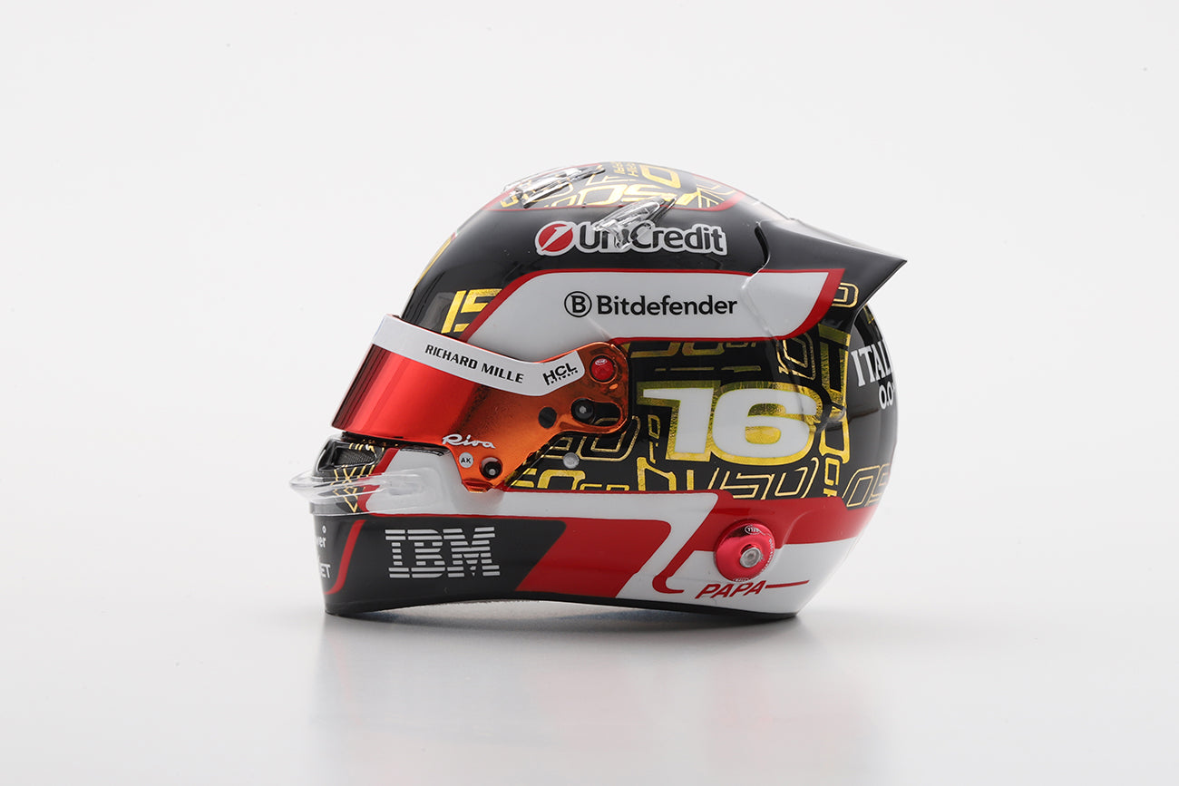 2025 Scuderia Ferrari Charles LeClerc Abu Dhabi 1:5th Scale Helmet