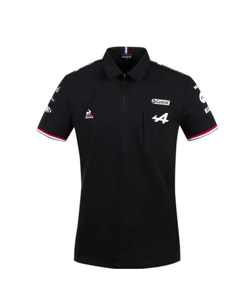 Alpine F1 Racing Black Team Polo Shirt