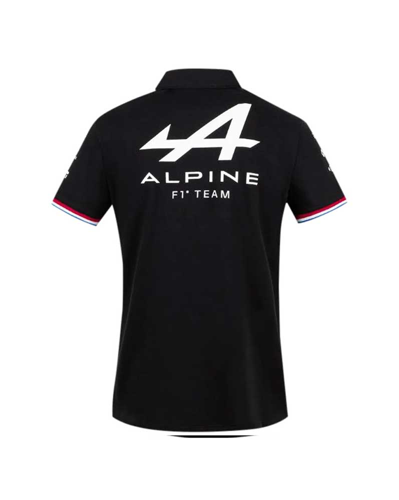 Alpine F1 Racing Black Team Polo Shirt