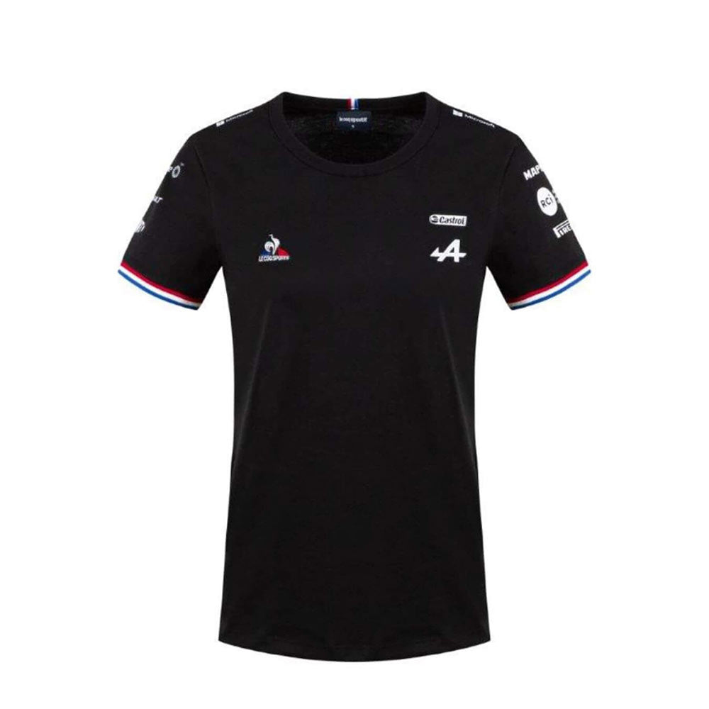 Alpine F1 Team Ladies Black Team Tee