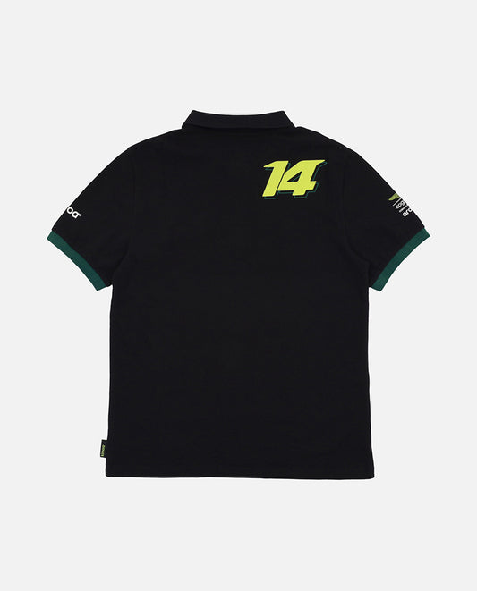 Kimoa Alonso x AMF1 Lifestyle Polo Shirt Black