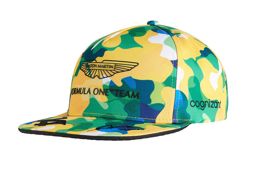 Aston Martin Cognizant F1 2023 Fernando Alonso Brazil GP Camo Driver Hat