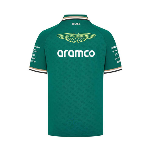 Aston Martin Racing F1 2024 Team Polo Shirt Green