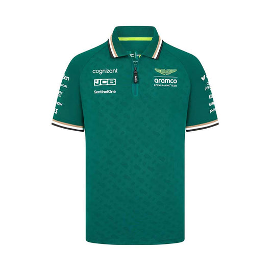 Aston Martin Racing F1 2024 Team Polo Shirt Green