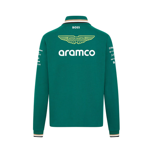 Aston Martin Racing F1 2024 Team 1/4 Zip Sweater Green