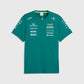 Aston Martin F1 Replica Team Tee Shirt 2026 Green