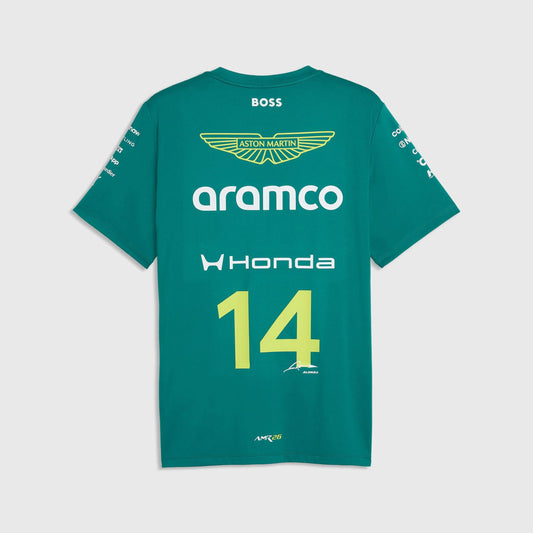 Aston Martin F1 Replica Alonso #14 Tee Shirt 2026 Green //speedgear.com/cdn/shop/files/AS6112.webp?v=1776699124