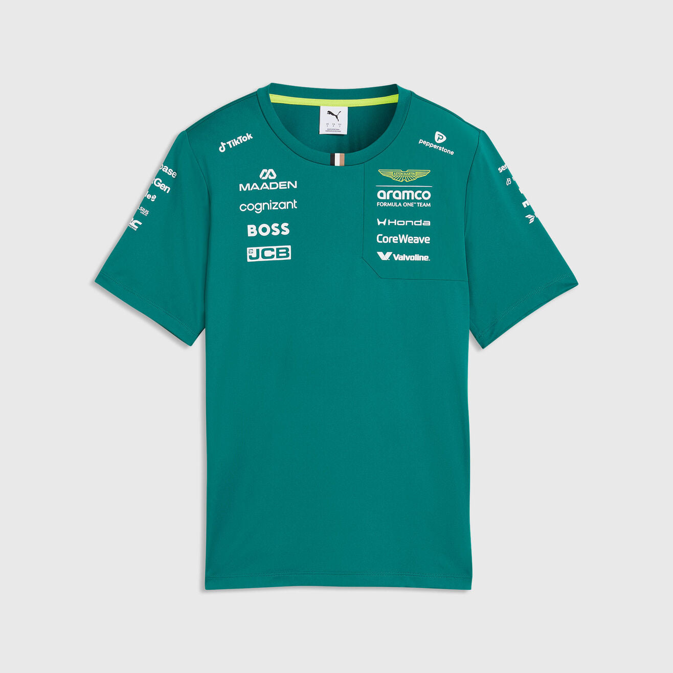 Aston Martin F1 Ladies Team Tee Shirt 2026 Green