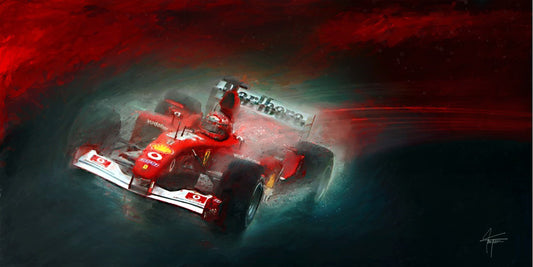 Ferrari F1 Michael Schumacher 2001 Canvas Print