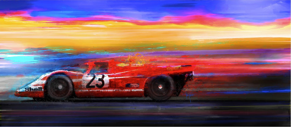 Porsche 917 Le Mans Winner 1971 Canvas Print