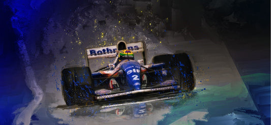 Williams FW16 Ayrton Senna 1994 Canvas Print