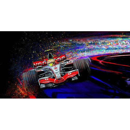 Hang a Lewy Lewis Hamilton Canvas Print