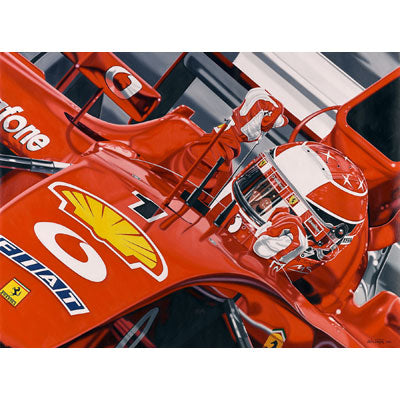 Michael Schumacher Give me 5 Lithograph